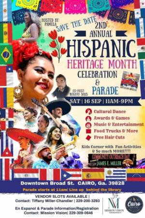 Hispanic Heritage Experience, Parade, Live Music, Cairo, Georgia